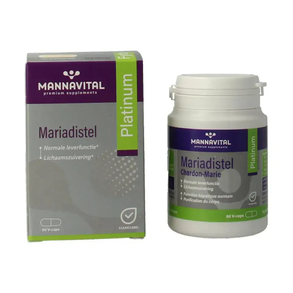 Mannavital Mariadistel platinum 60 vcaps