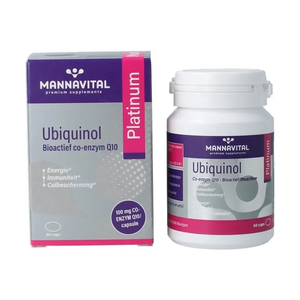 Mannavital Ubiquinol platinum 60 capsules