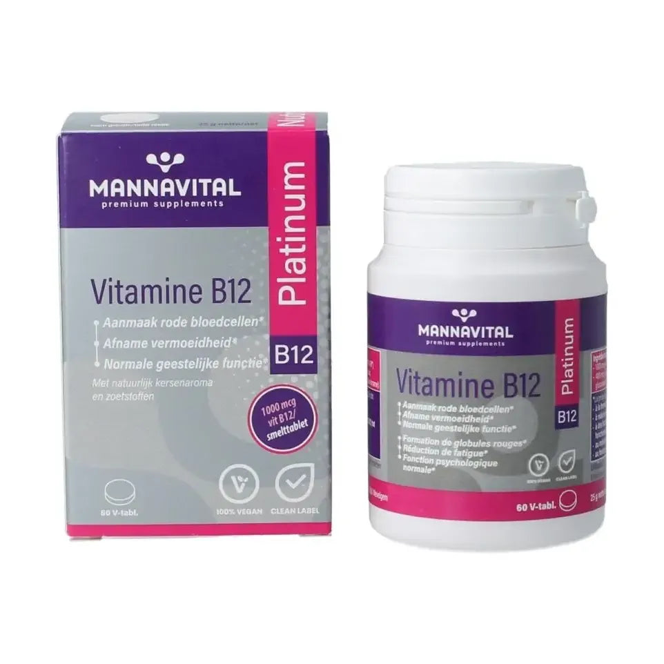 Mannavital Vitamine B12 platinum 60 tabletten