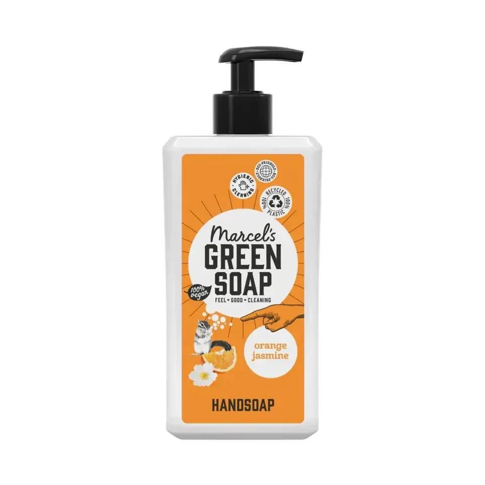Marcels Green Soap Handzeep sinaasappel & jasmijn 500 ml