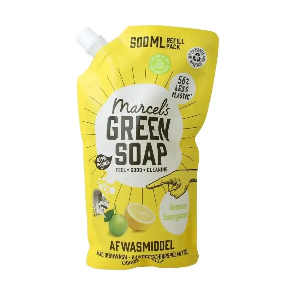 Marcel`s GR Soap Afwasmiddel lemon & bergamot navulling 500 ml