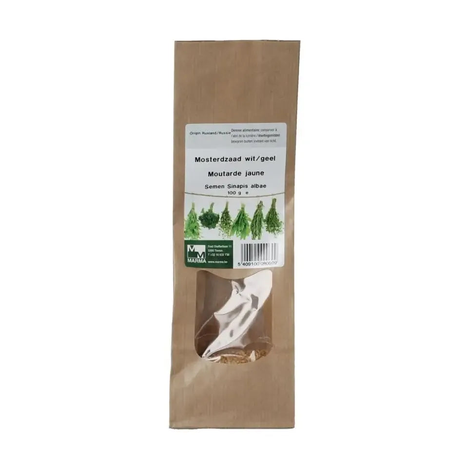 Marma Mosterdzaad wit/geel 100 gram