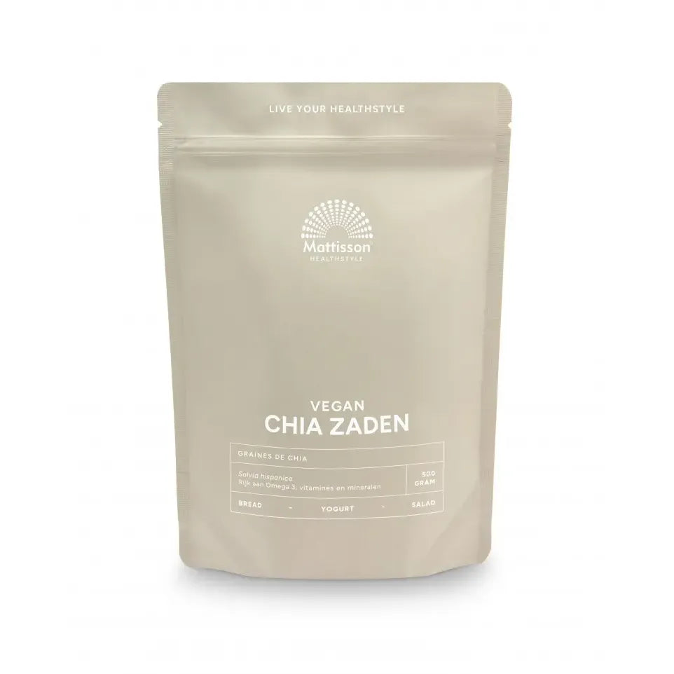 Mattisson Absolute Chia Zaad Raw 500 gram