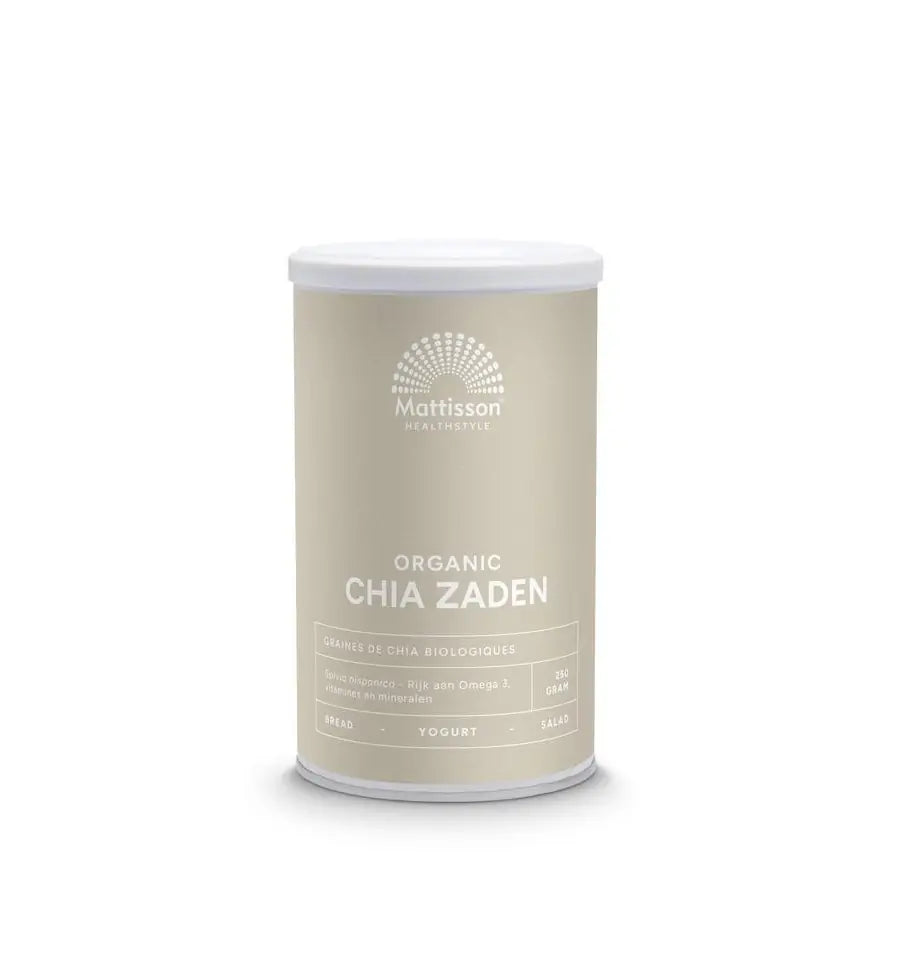 Mattisson Biologische Chia Zaad Raw 250 gram