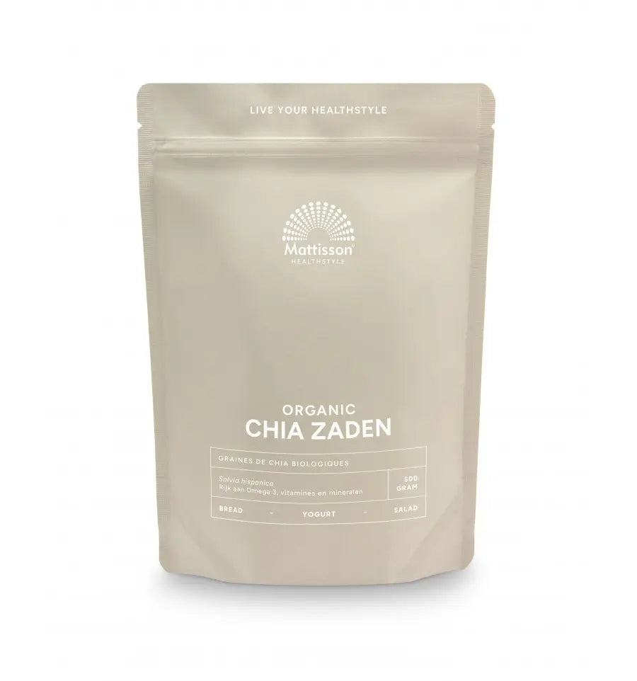 Mattisson Absolute Chia Zaad Raw Bio 500 gram