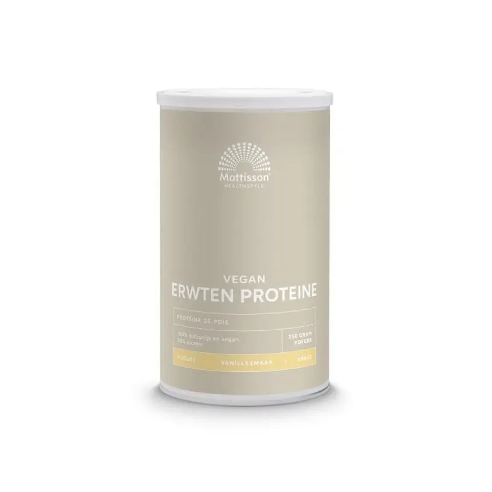Mattisson Erwten Proteïne Vanille 77% 350 gram