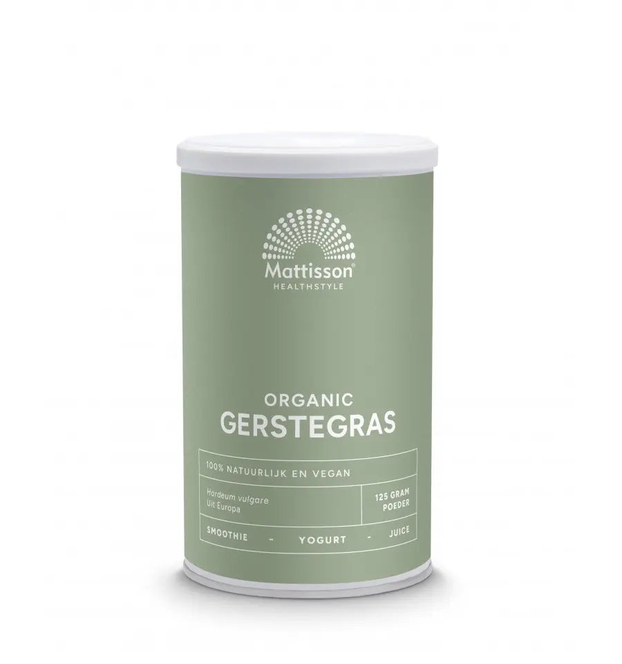 Mattisson Biologische Gerstegras 125 gram