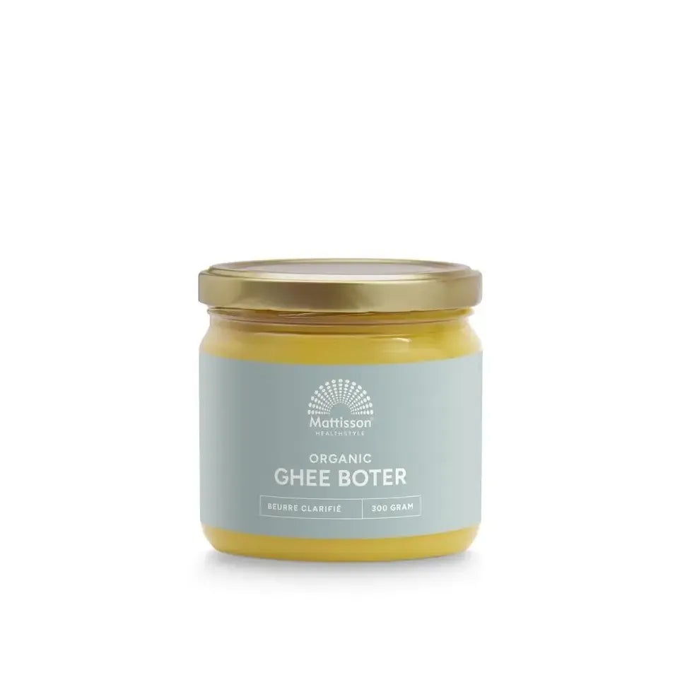 Mattisson Biologische Ghee Geklaarde boter 300 gram