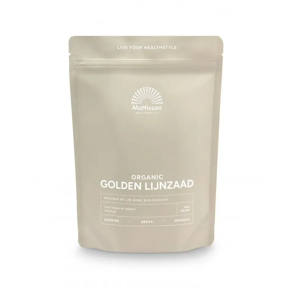 Mattisson Biologisch Golden Lijnzaad 500 gram
