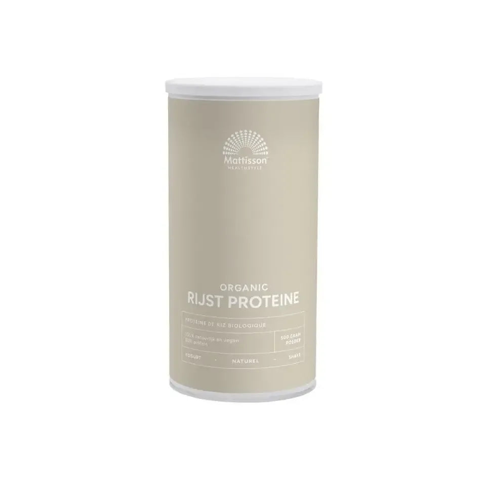 Mattisson Biologische Rijst Proteïne Naturel 500 gram