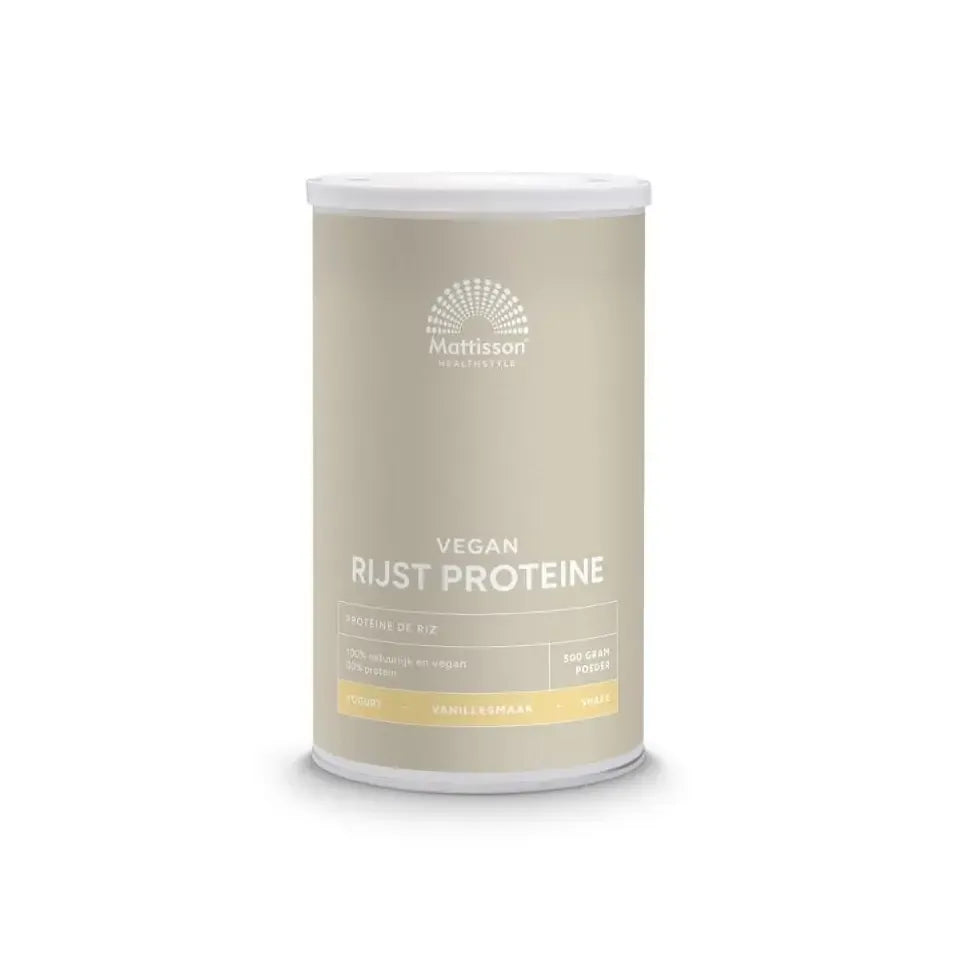 Mattisson Rijst Proteïne Vanille 500 gram