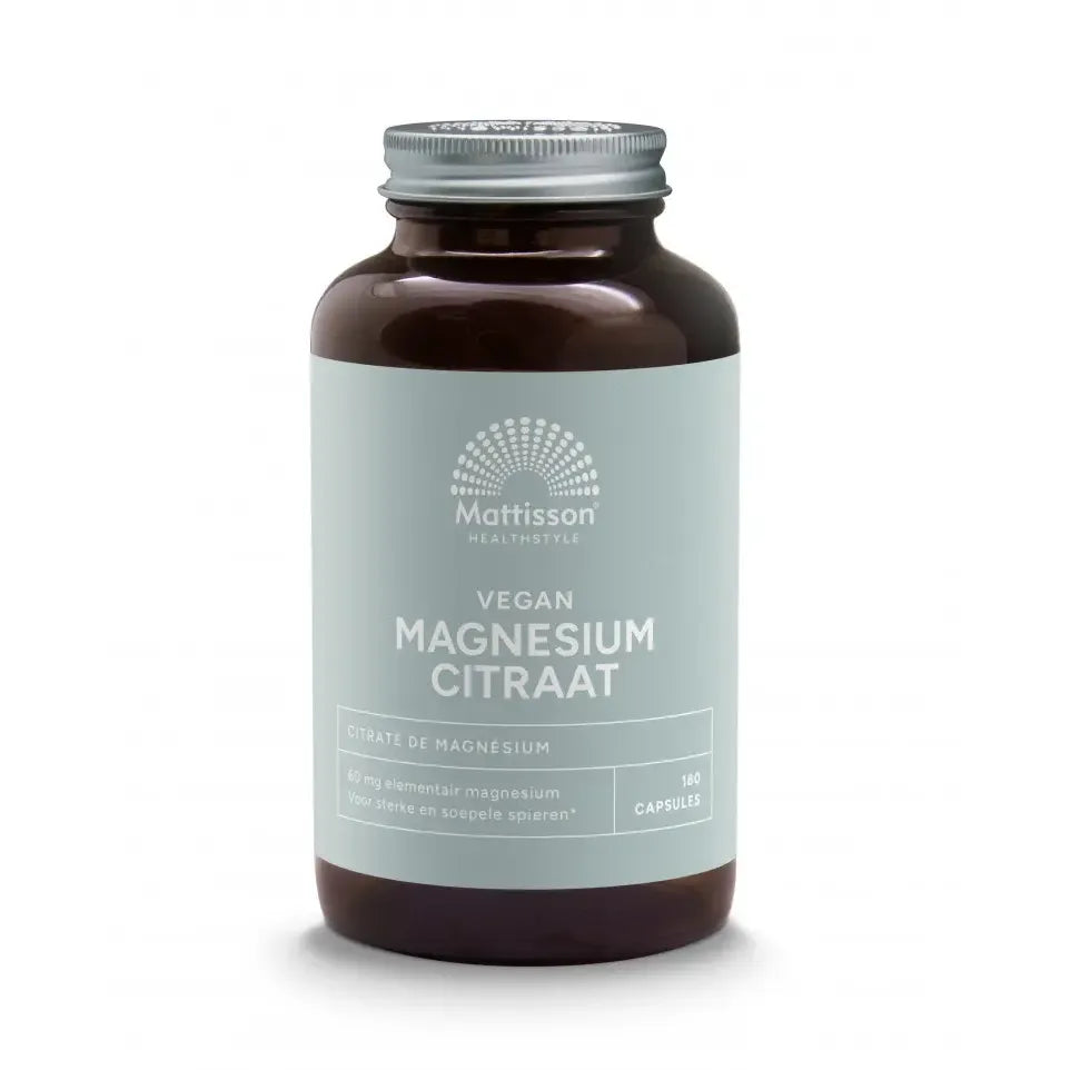 Mattisson Magnesium Citraat 180 vcaps