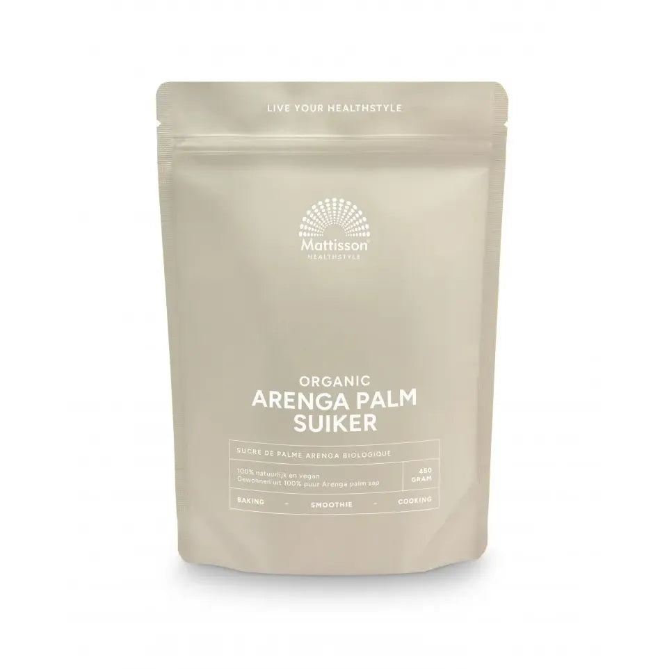 Mattisson Biologische Arenga Palm Suiker 450 gram