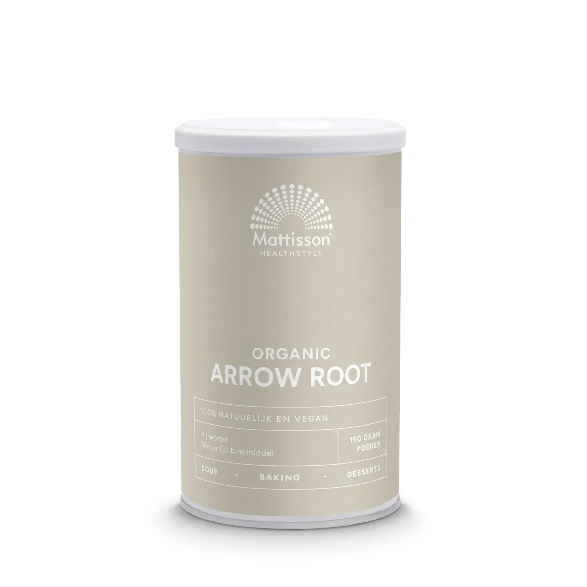Mattisson Biologisch Arrowroot poeder 190 gram