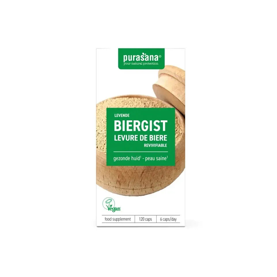 Purasana Levende biergist 120 capsules