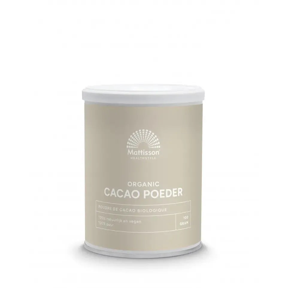 Mattisson Biologische Cacao poeder 100 gram