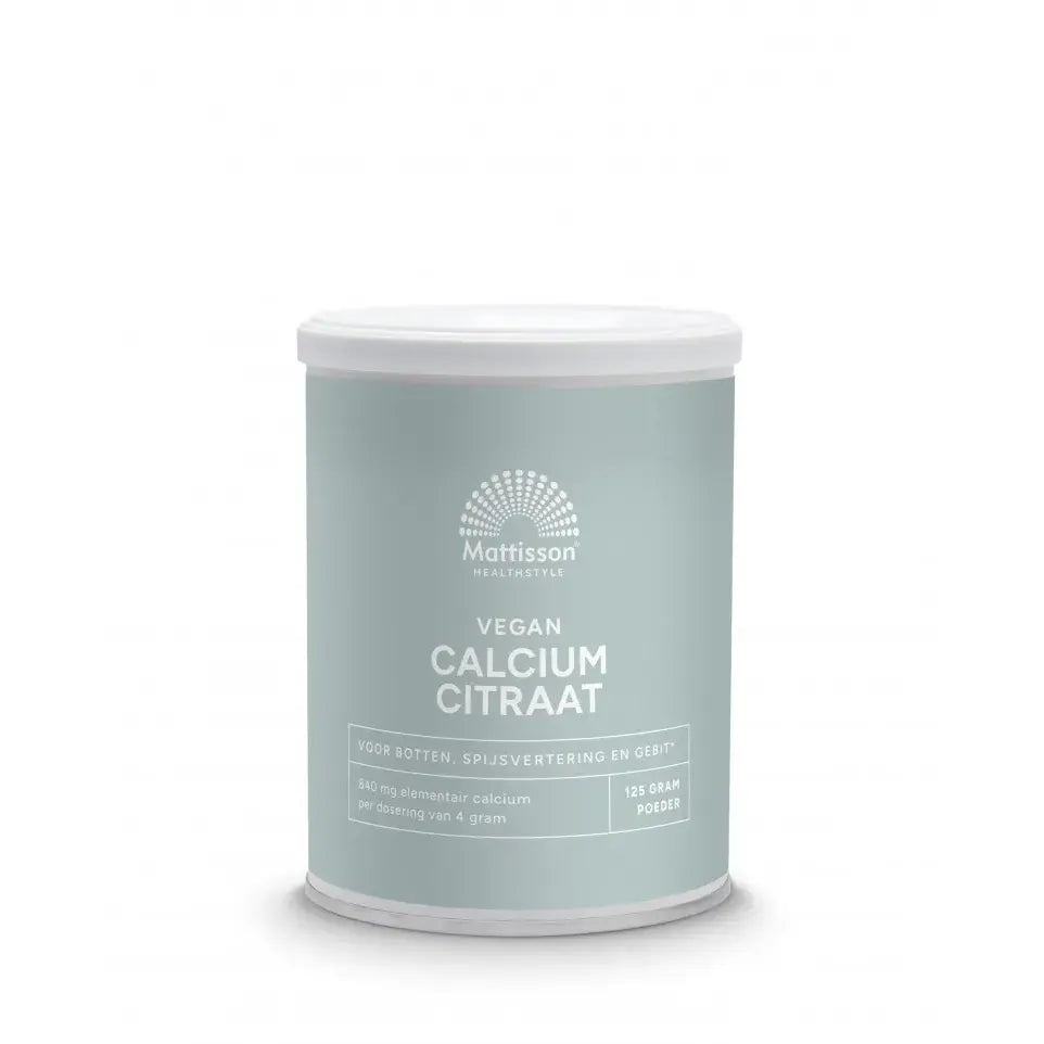 Mattisson Calcium Citraat 125 gram