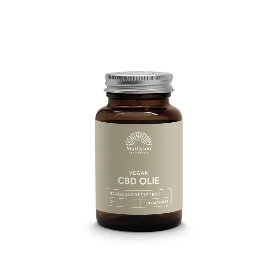 Mattisson CBD olie 50 mg 30 capsules