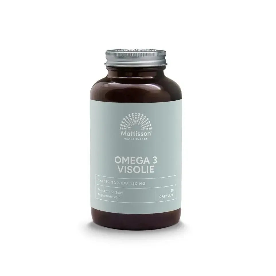 Mattisson FOS omega 3 visolie EPA 18% / DHA 12% 120 capsules