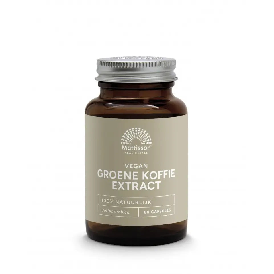 Mattisson Groene koffiebonen extract 500 mg 60 vcaps