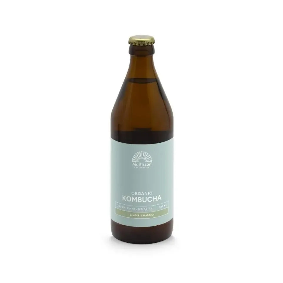 Mattisson Biologische Kombucha Gember & Matcha 500 ml