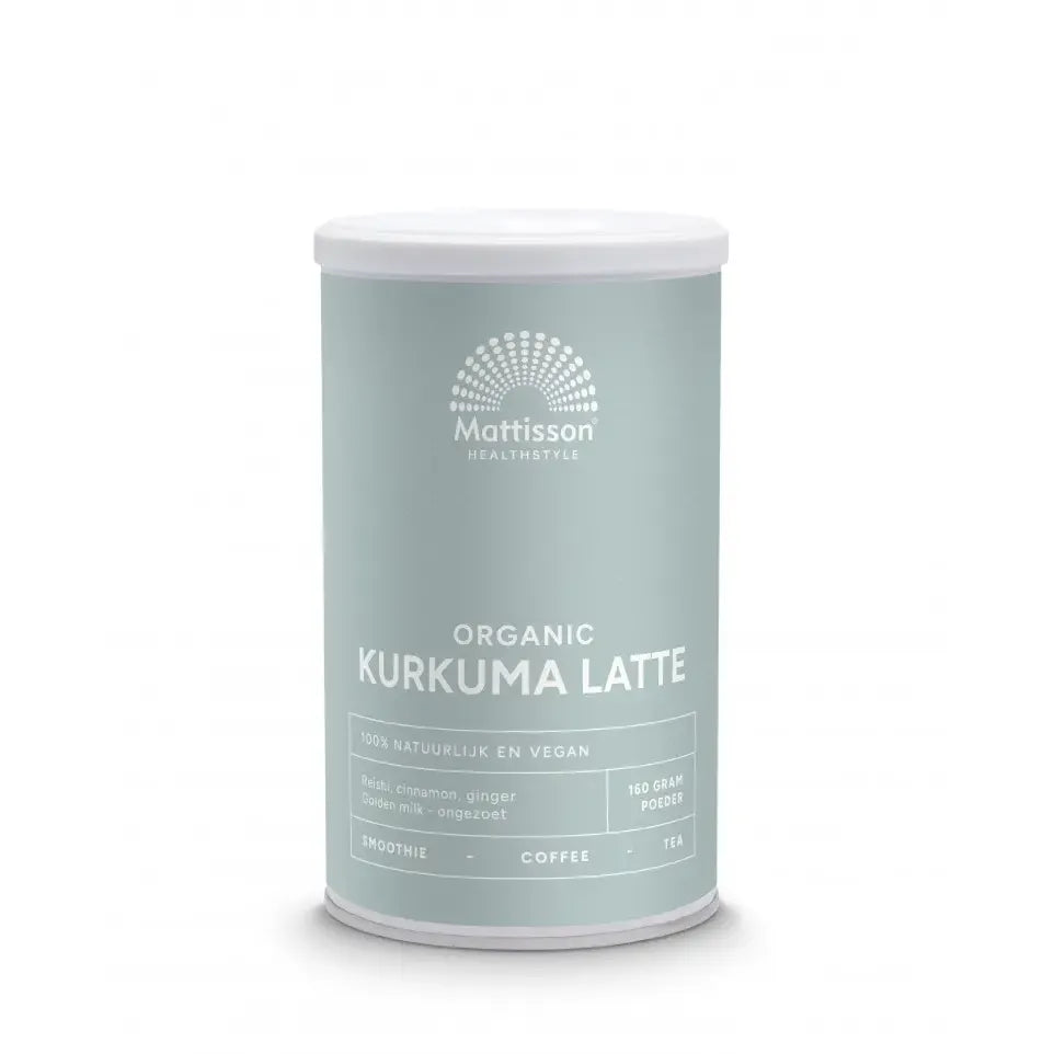 Mattisson Biologische Kurkuma Latte Ongezoet 160 gram