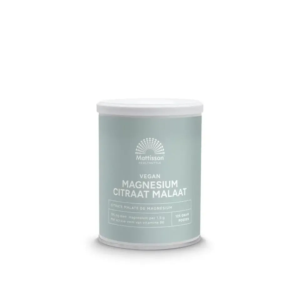Mattisson Magnesium Citraat Malaat 125 gram