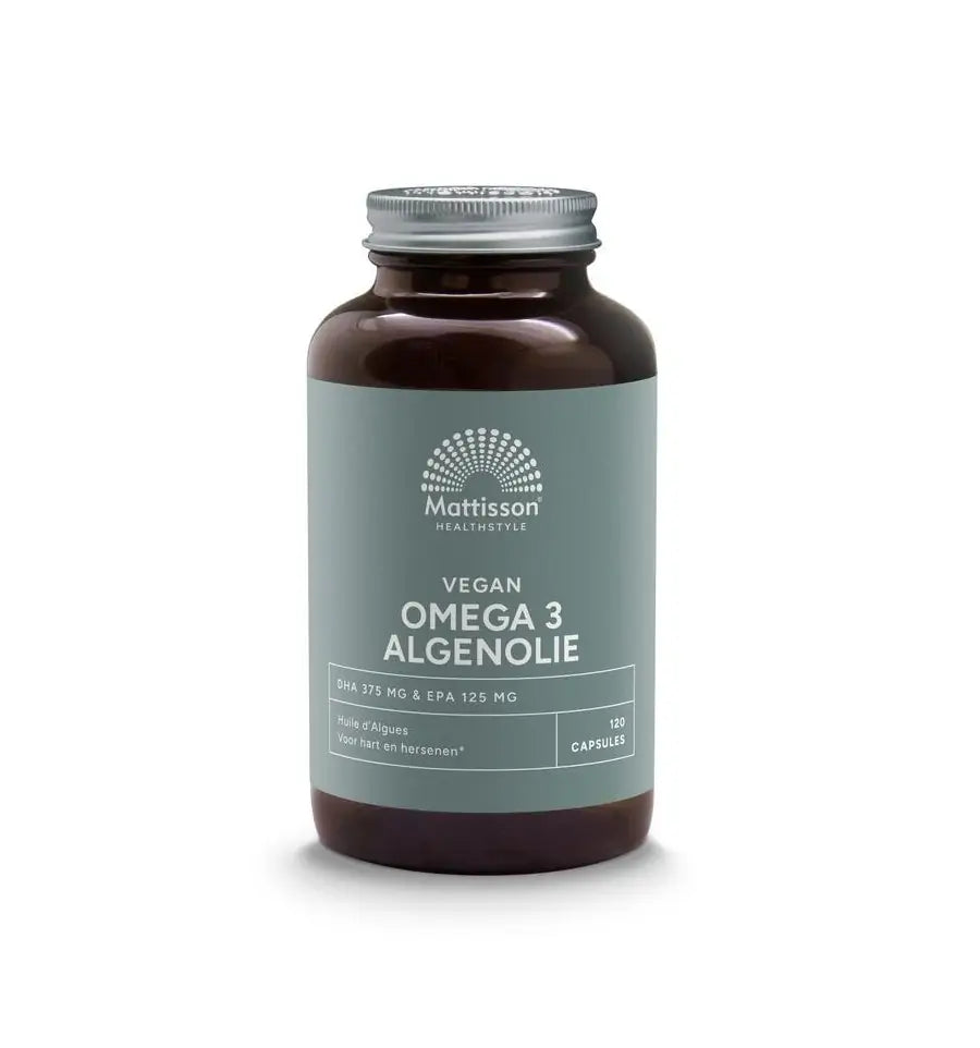 Mattisson Algenolie DHA 375 mg & EPA 125 mg 120 softgels