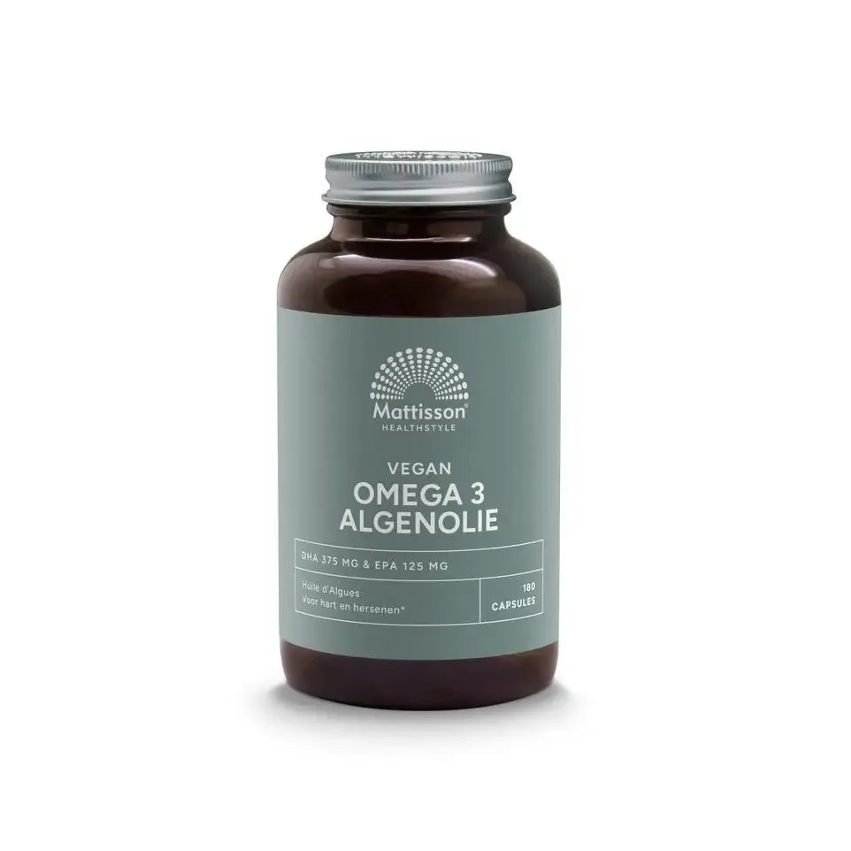 Mattisson Algenolie DHA 375 mg & EPA 125 mg 180 softgels