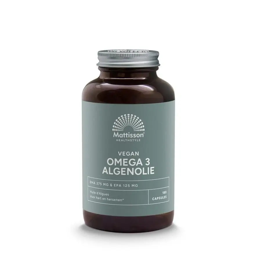 Mattisson Algenolie DHA 375 mg & EPA 125 mg 180 softgels