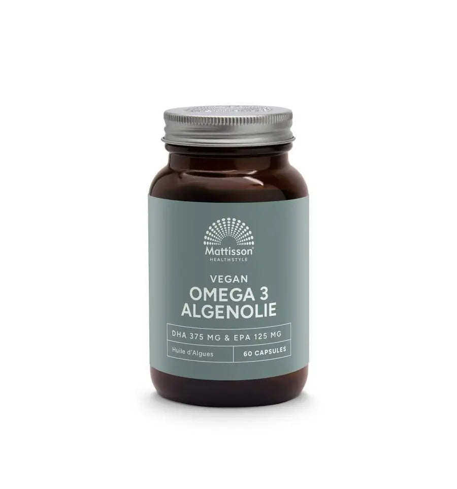 Mattisson Algenolie DHA 375 mg & EPA 125 mg 60 softgels