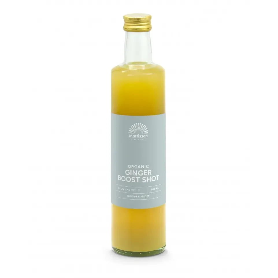 Mattisson Organic ginger + boost shot 500 ml