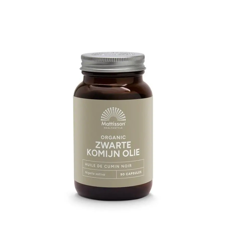 Mattisson Biologische Zwarte Komijn olie 90 capsules
