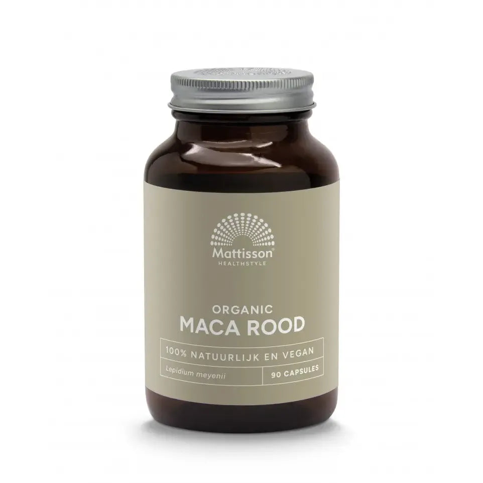 Mattisson Rode maca 750 mg biologisch 90 capsules
