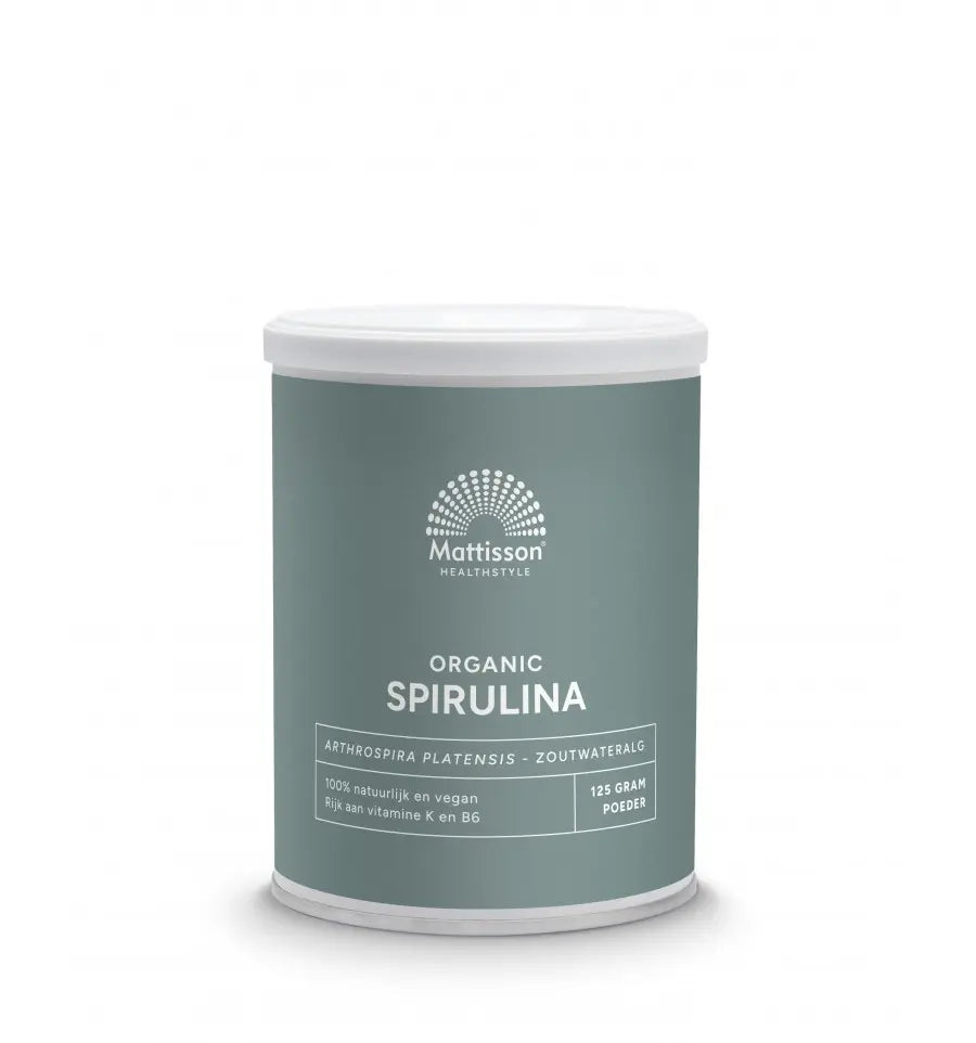 Mattisson Biologische Spirulina 125 gram