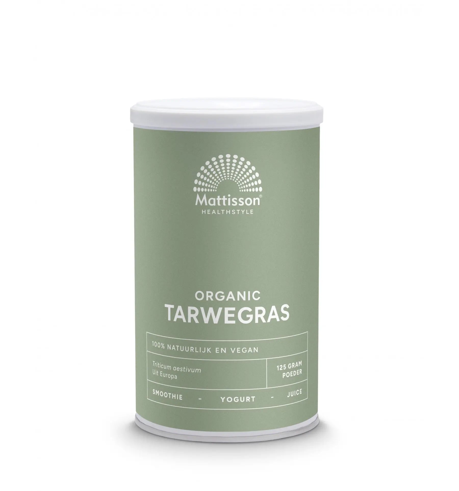 Mattisson Biologisch Tarwegras 125 gram