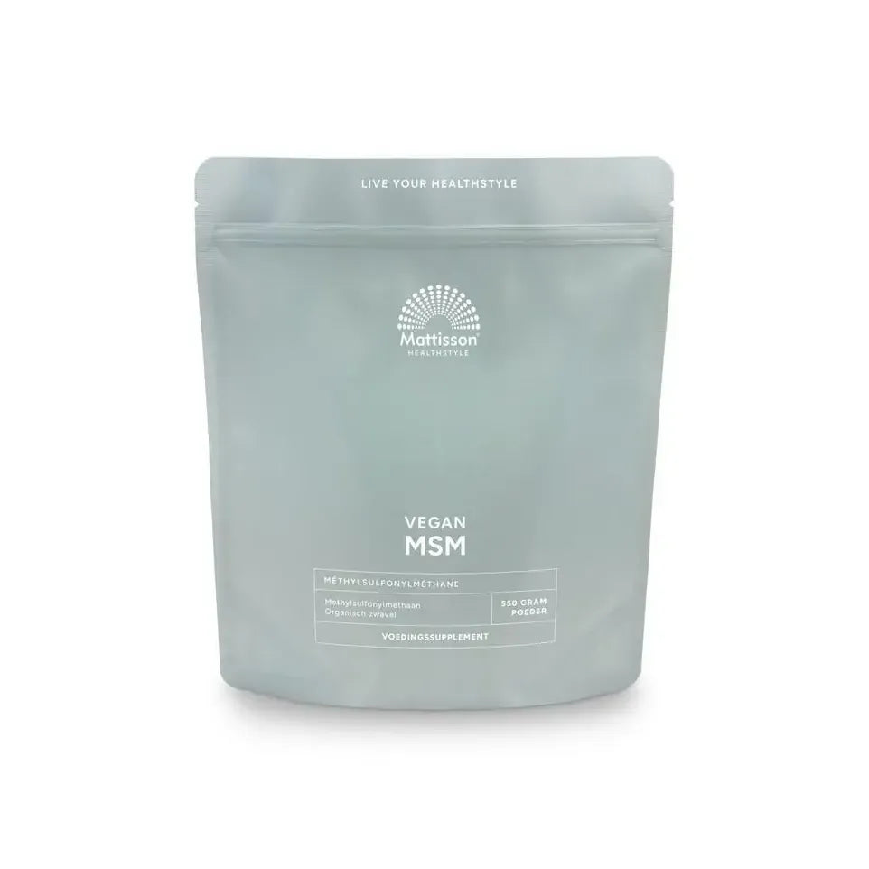 Mattisson Vegan msm poeder pure 550 gram