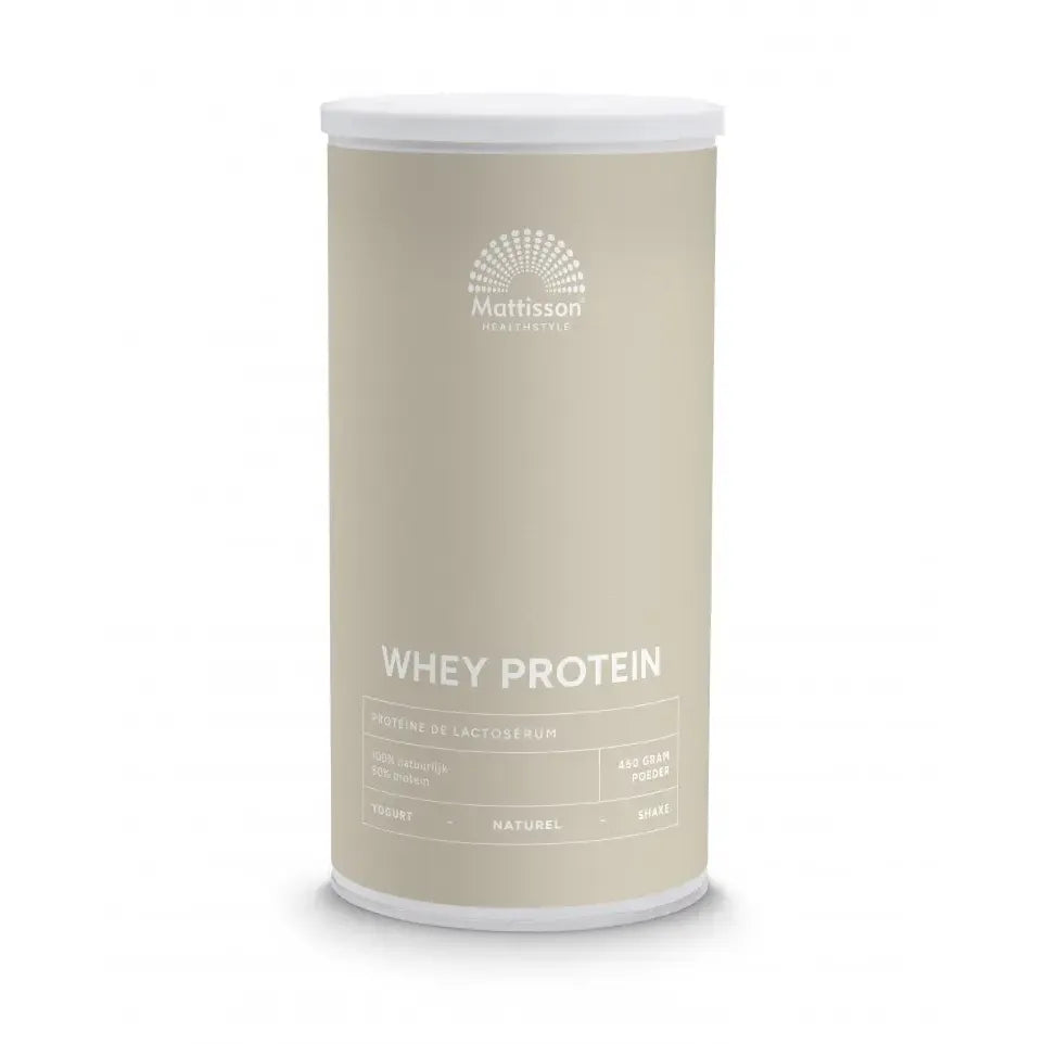 Mattisson Sport Wei Proteïne poeder 80% Naturel 450 gram