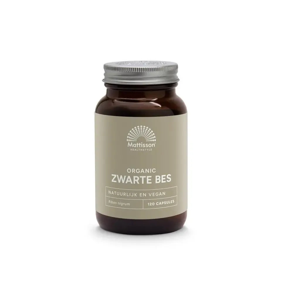 Mattisson Biologische Zwarte Bes 300 mg 120 vcaps
