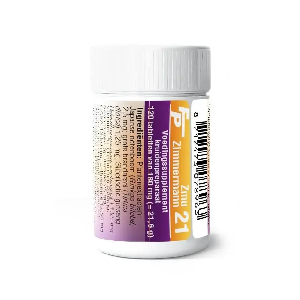Medizimm Zmu 21 120 tabletten