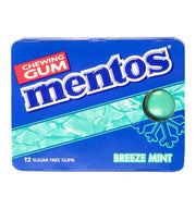 Mentos Gum breeze mint 12 stuks