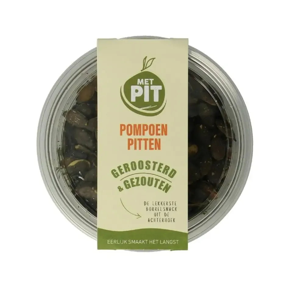 Met Pit Pompoenpitten geroosterd/gezouten 150 gram