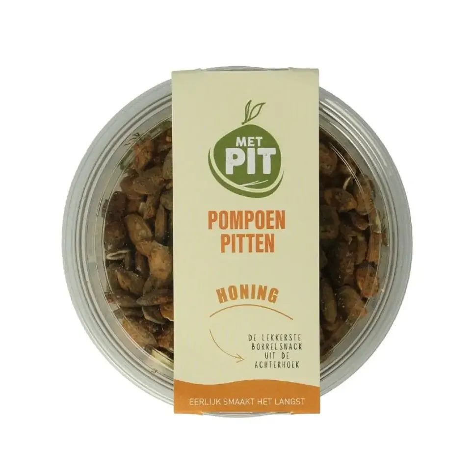 Met Pit Pompoenpitten honing 150 gram