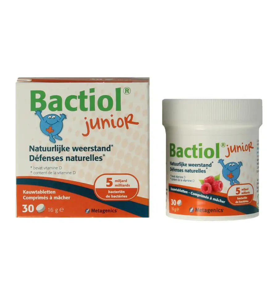 Metagenics Bactiol junior chew 30 kauwtabletten