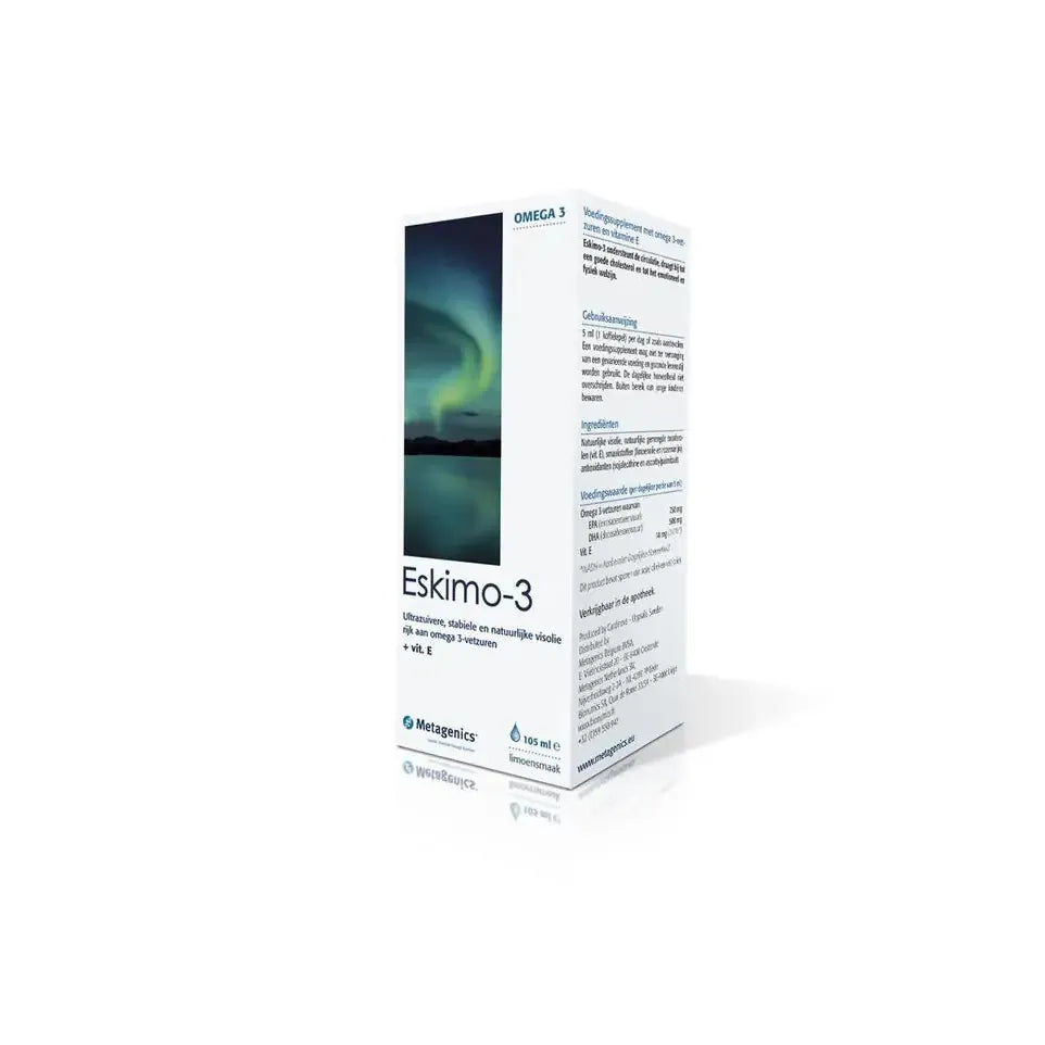 Metagenics Eskimo 3 vloeibaar limoen 105 ml