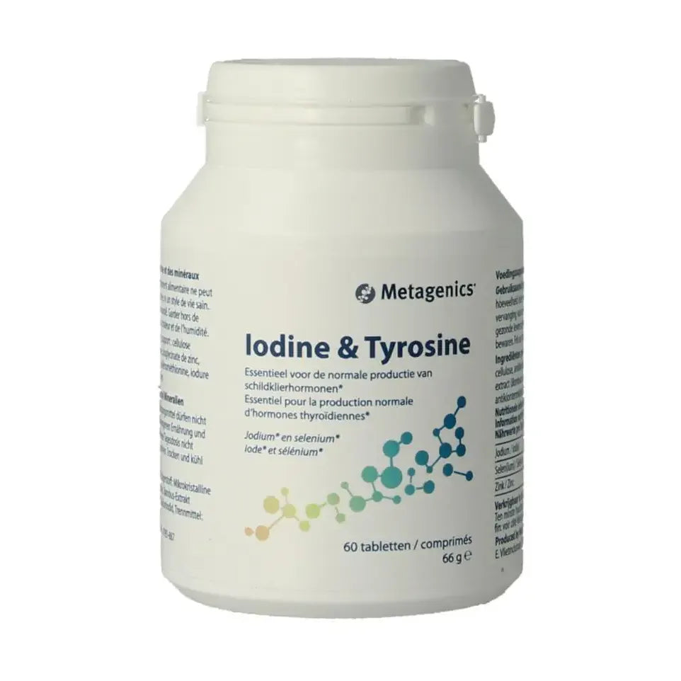 Metagenics Iodine & tyrosine 60 tabletten