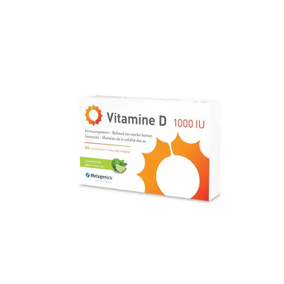 Metagenics Vitamine D 25 mcg 84 kauwtabletten