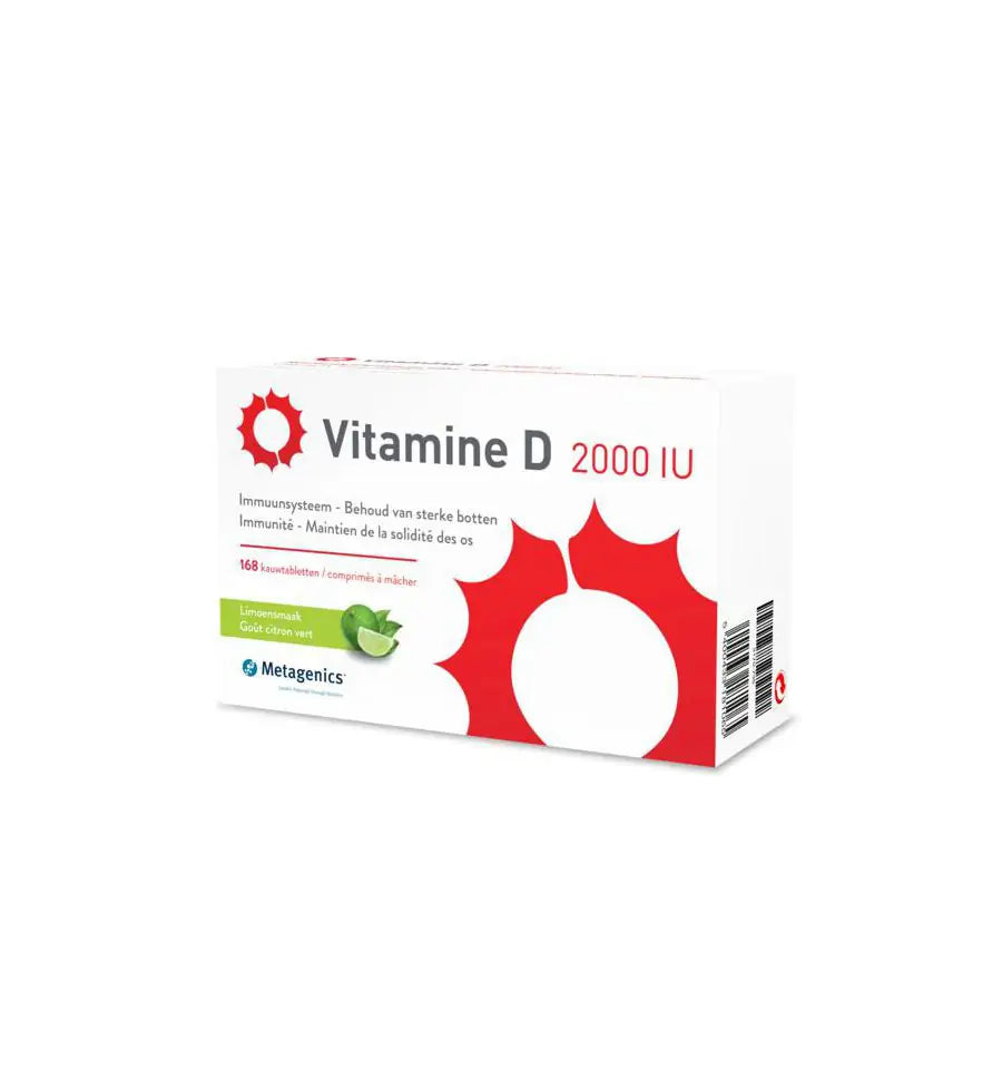 Metagenics Vitamine D 50 mcg 168 kauwtabletten