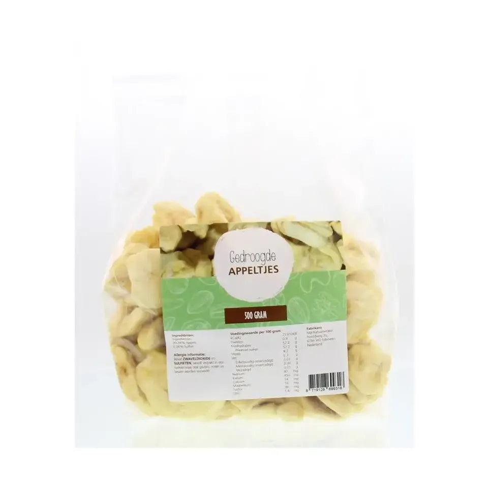 Mijnnatuurwinkel Gedroogde appeltjes 500 gram