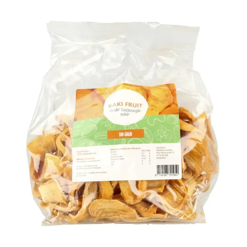 Mijnnatuurwinkel Gedroogde kaki fruit 500 gram